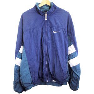 H229 Vintage Nike Nylon Windbreaker Full Zip Jacke